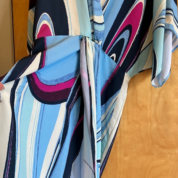 Lezat Joey maxi dress in indigo wave from Wolf and Badger - Picture 3 of 5